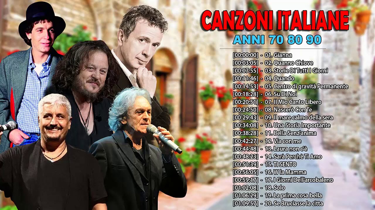 Migliori canzoni italiane anni 70 80 90 - Musica italiana ...